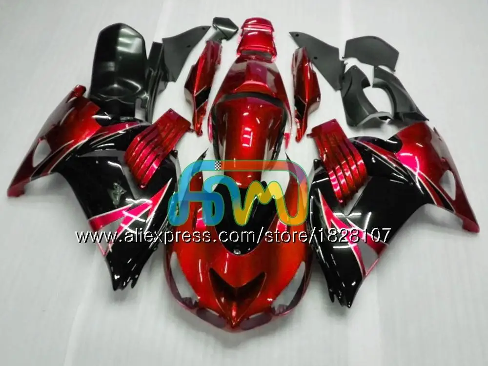 No. 18 Перламутровый красный Лидер продаж инъекции для KAWASAKI ZZR1400 ZX 14R ZX-14R 24BS. 11 ZX14R для детей возрастом 12, 13, 14, 15, 16, 17, 2012 2013 обтекатель - Цвет: No. 18