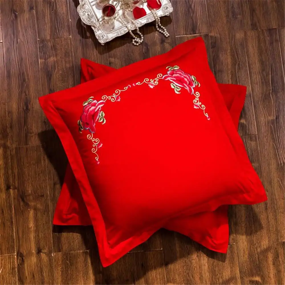 Комплект постельного белья с принтом короны для свадьбы серии queen/King size 4/6 шт