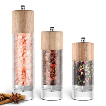 

Manual Salt and Pepper Mills Grinder Portable Mill Seasoning Muller Kitchen Tools Spice Sauce Grinder Pepper Mill Kitchen Tools