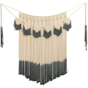 

Wall-Mounted Lace Curtains Striped Bohemian Wall Decoration Woven Tapestry Home Decoration Bedroom Living Room