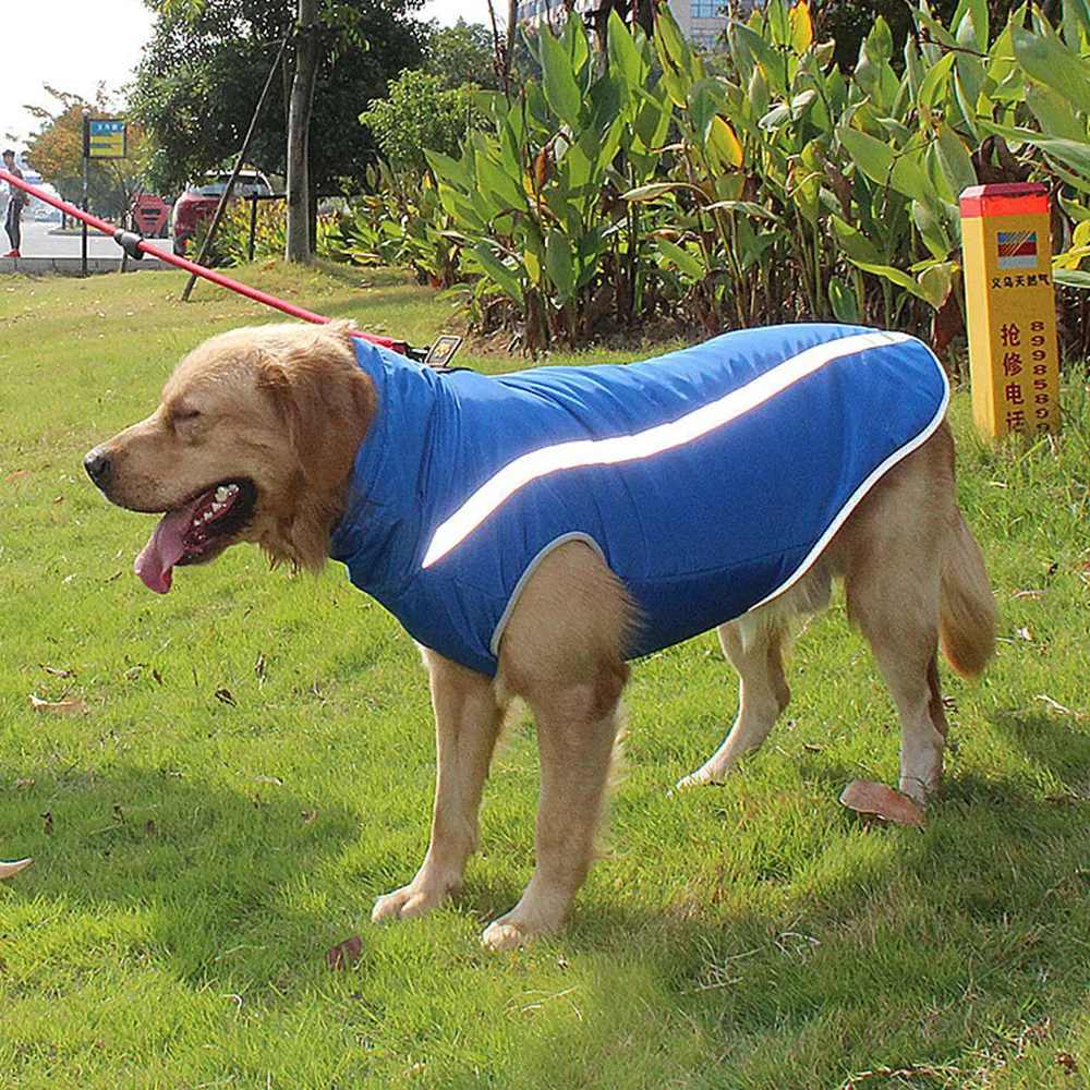 

Miflame Windproof Dog Jacket Large Dog Clothes Winetr Labrador Satsuma Clothes Dog Coat Fleece Pet Jacket For Dog Clothing Warm