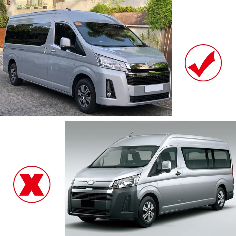 Для Toyota HiAce GL Grandia Tourer H300 2019 передние противотуманные фары рамка декоративная