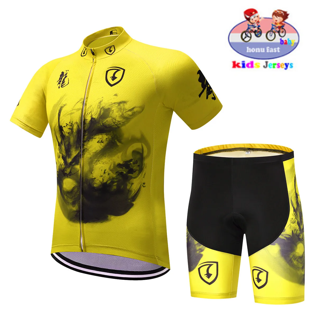 New Summer Boy Breathable Short Sleeve Kids Cycling Clothing Bike Clothes Outdoor Sportswear Riding Children Bicycle Wear