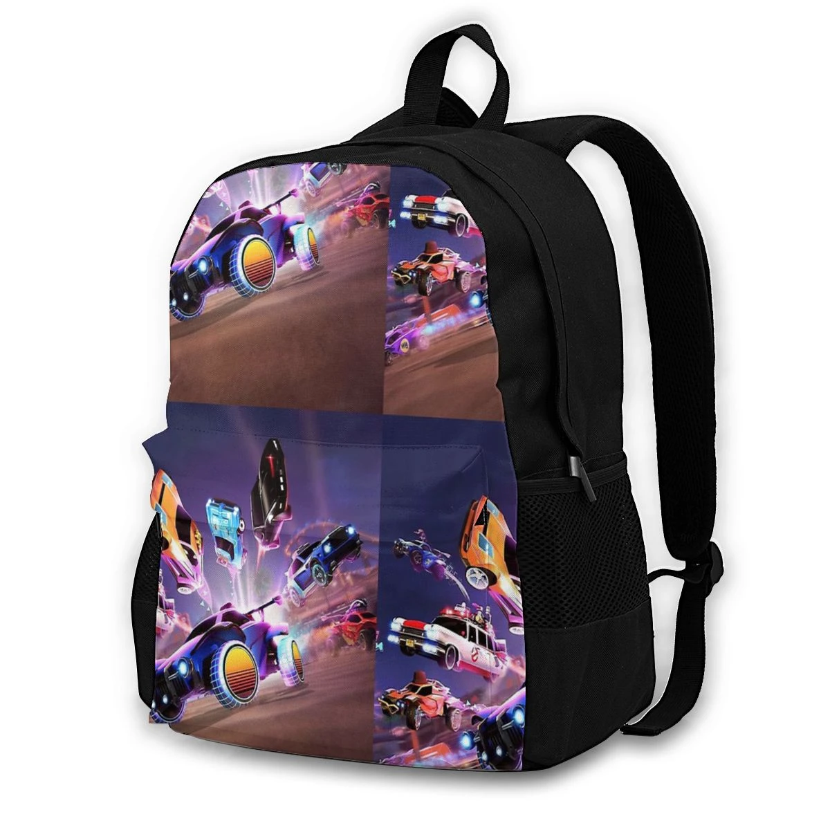 Rocket League Mochila de cuero para hombre y mujer, morral escolar de cuero|Mochilas| -