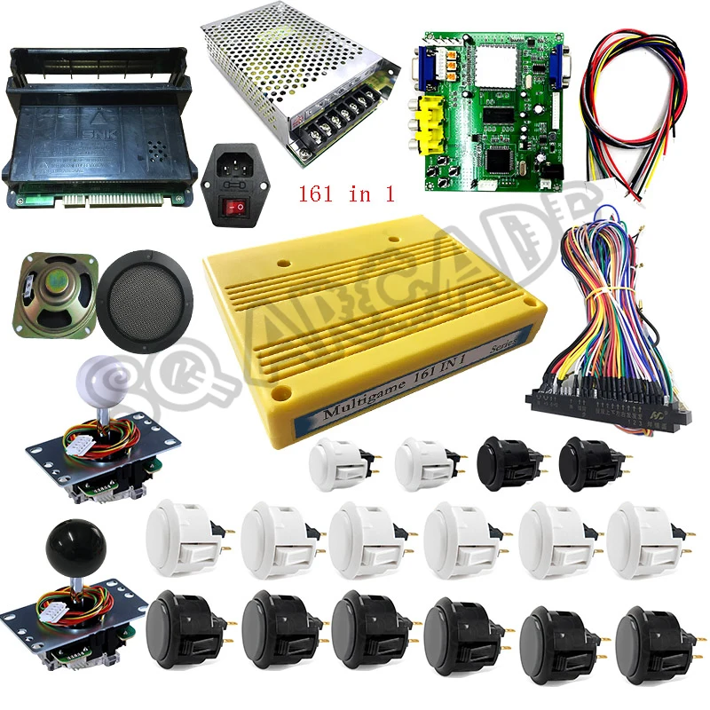 SNK neo geo mvs 161 в 1 мультигейминговая картридж 28Р доска для игры Jamma Diy Kit Аркады