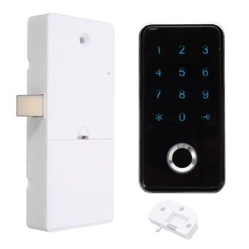 

For Smart Home Parts 1 Set Security Keyless Touch Digital Door Lock Fingerprint Smart Padlock Quick Unlock Keypad Entry Mayitr