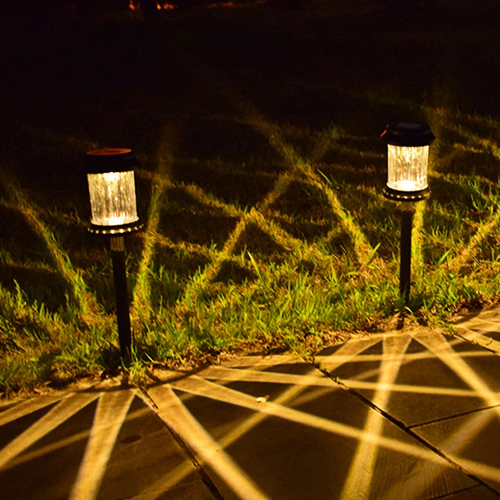 

Outdoor LED Solar Lights Garden Pathway Lawn Yard Decor Lighting Automatically Recharging Fence Landscape Smart Lamp