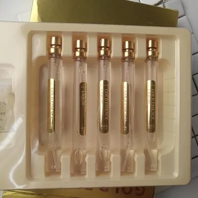 Fanzhen 24k пептид золотого белка набор отбеливающая эссенция Сыворотка для лица увлажняет сужает поры золотой