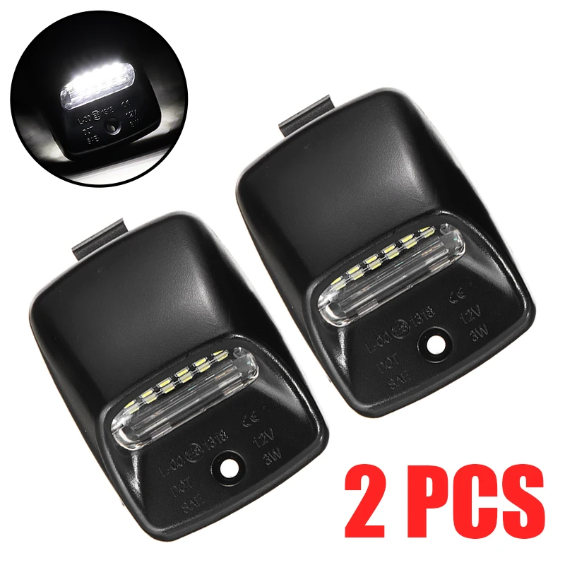 

2pcs Car LED Tail License Plate Light Canbus Auto Light for Toyota Tacoma/Tundra 2005-2015 6500K White Tail Lights