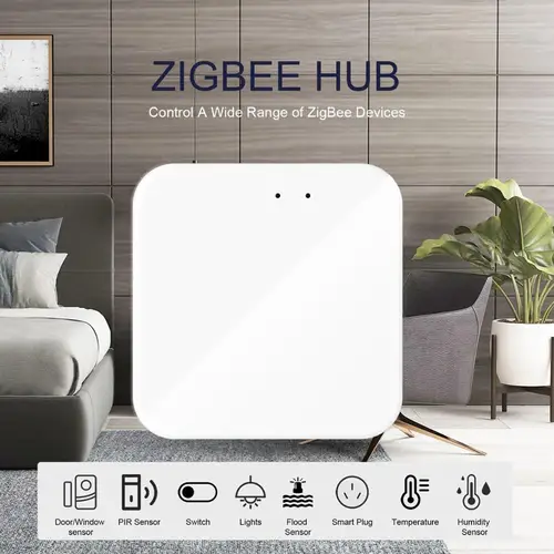 Tuya-ZigBee 3.0 스마트 허브, 앱 음성 원격 제어용 무선/유선 게이트웨이 브리지, 알렉사 구글 홈 어시스턴트와 호환 2