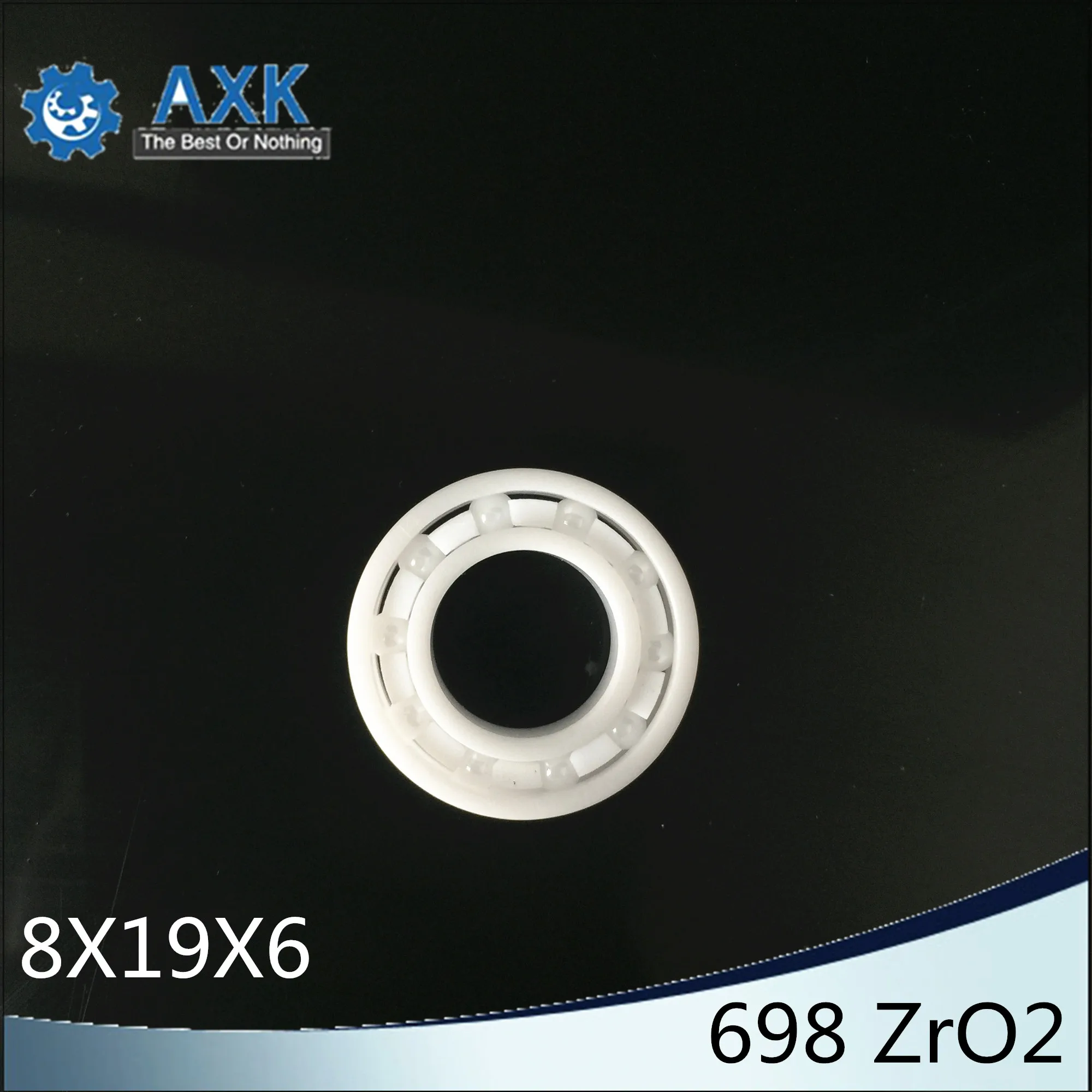 698 Full Ceramic Bearing ( 1 PC ) 8*19*6 mm ZrO2 Material 698CE All Zirconia Ceramic 619/8 Ball Bearings