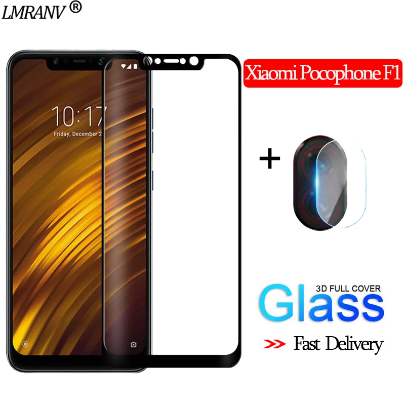 

2-in-1 Camera Glass for Xiaomi Pocophone F1 3D Protective Glass Screen Protector pocophone f1 Tempered Glass xiaomi pocophone f1