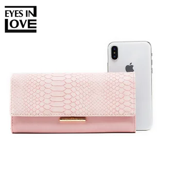 

New Women's Purse with Small Change and Irregular Snake Pattern