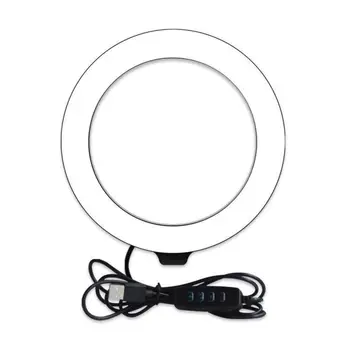 

Ring Light 3 In 1 Rotating Dimmable Fill Light Multi-function Beauty Selfie Lamp For Cell Phone Tablet Easy To Install