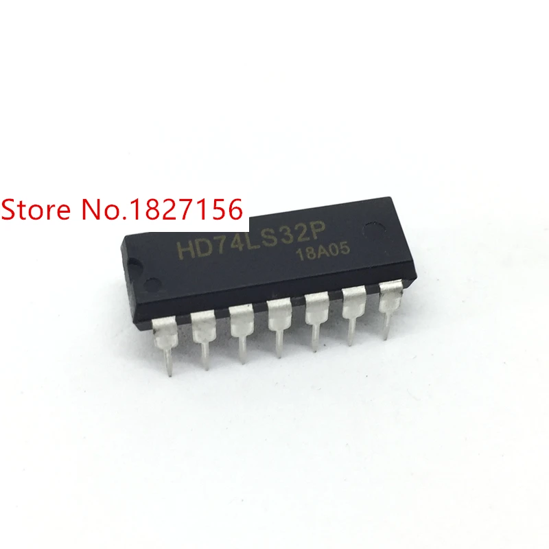 10 шт. HD74LS32P DIP14 HD74LS32 DIP SN74LS32N DIP-14 74LS32 Новый и оригинальный QUAD 2-вход или ворота IC