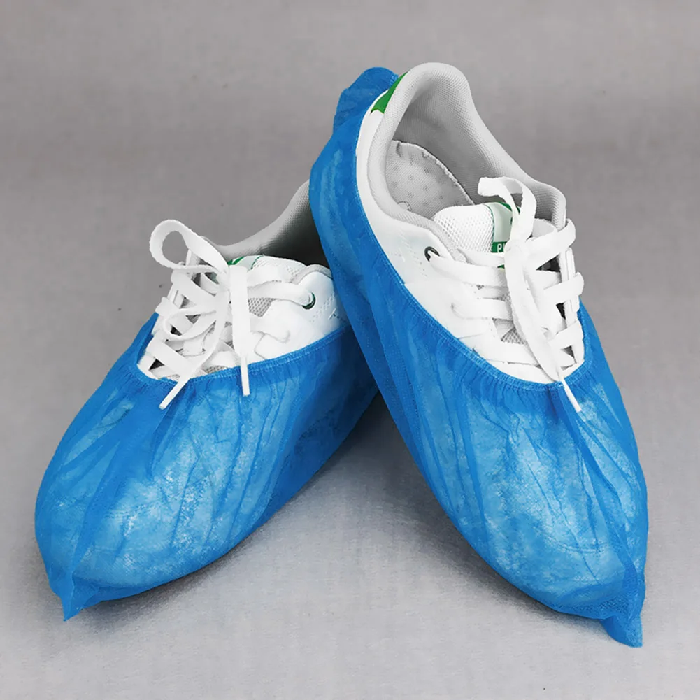 100x Disposable Dust-Proof Shoes Covers for Indoor Home Floors Outdoors