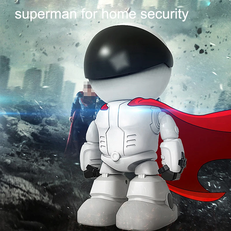 Robô sem Fio Monitor do Bebê de Vigilância ir para Android Câmera P2p Cctv Cam H.264 Lente Visão Noturna Ios wi fi 1.0mp ip
