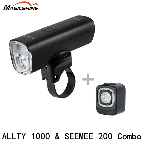 Magicshine дорожный мотоцикл светильник комбинации ALLTY 1000 и SEEMEE 200 велосипедный