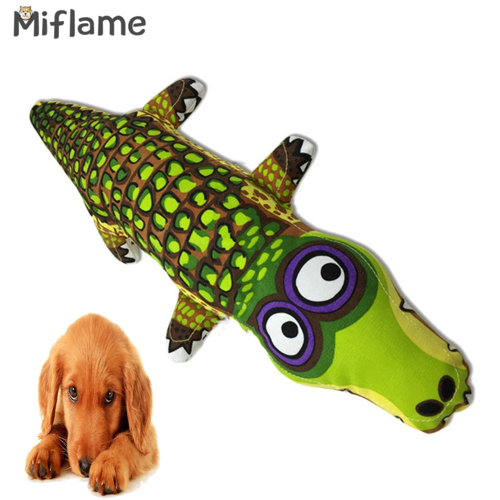 Miflame Крокодил Игрушка для маленьких средних больших собак чихуахуа молярные