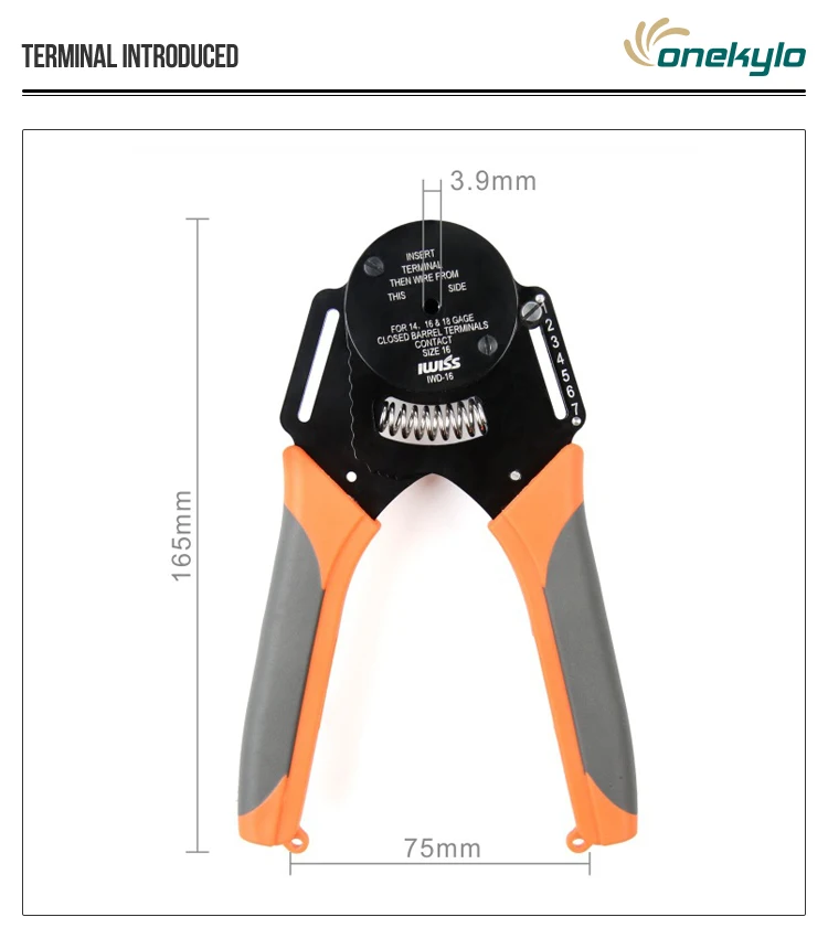 IWD-16 1,0/1,5/2,5 мм 18/16/14AWG обычные обжимные клещи мультифунциональные ручные инструменты мини авиационные мужские зажимы-клеммы alicate