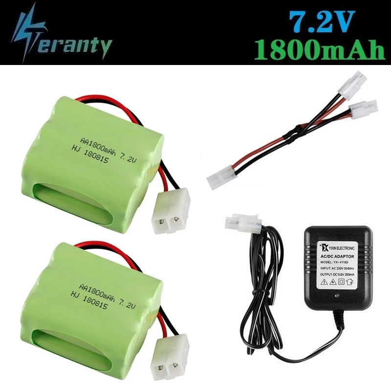 7 2 v 1800mAh зарядное устройство для радиоуправляемых автомобилей Роботы танки