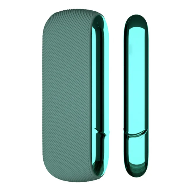 Зеленый 13 цветов высококачественный силиконовый чехол для IQOS 3,0 чехол+ Боковая крышка для IQOS 3 магнитные аксессуары сменный Внешний чехол - Цвет: Зеленый