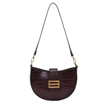 

2020 niche single shoulder ladies retro summer armpit bag female bag new wild crossbody bag