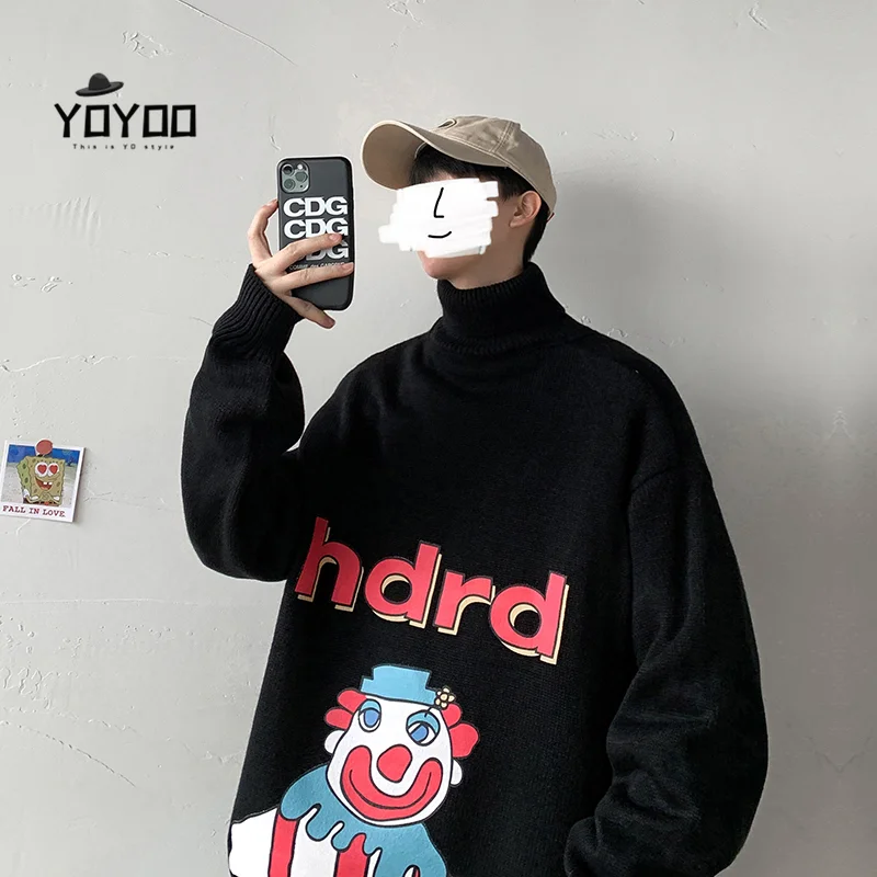 

YOYOO new autumn men clothing men's sweater men casual loose sweater man sweater men's sweaters man