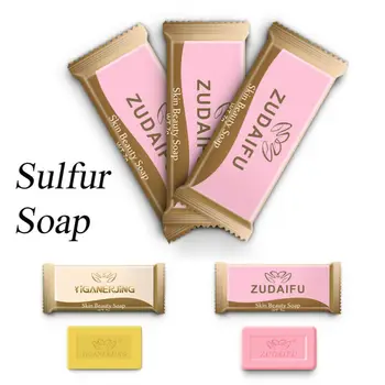 

Sulfur Soap Oil-Control Acne Treatment Blackhead Remover Cleanser Skin Small Sulfur Soap Body Wash Hand Shaving Soap
