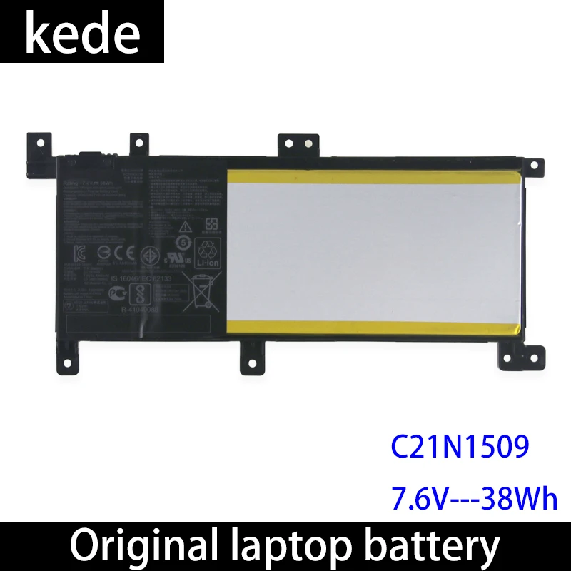Amazon Com Dentsing Compatible Laptop Battery With Asus C21n1509 7 6v 38wh 5000mah A556u K556u X556u X556ua X556uj X556uv 1a 1b 1c 3f 3g Xo015t Xo076t F556u Fl5900u Series Notebook C21pq9h 0b200 01750000 Computers Accessories