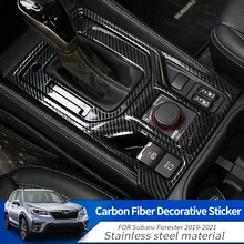 

Car Gear Shift Box For Subaru Forester 2019-2021 Central Control Panel Cover Sticker Trim Strip Garnish Styling Panel Decorate