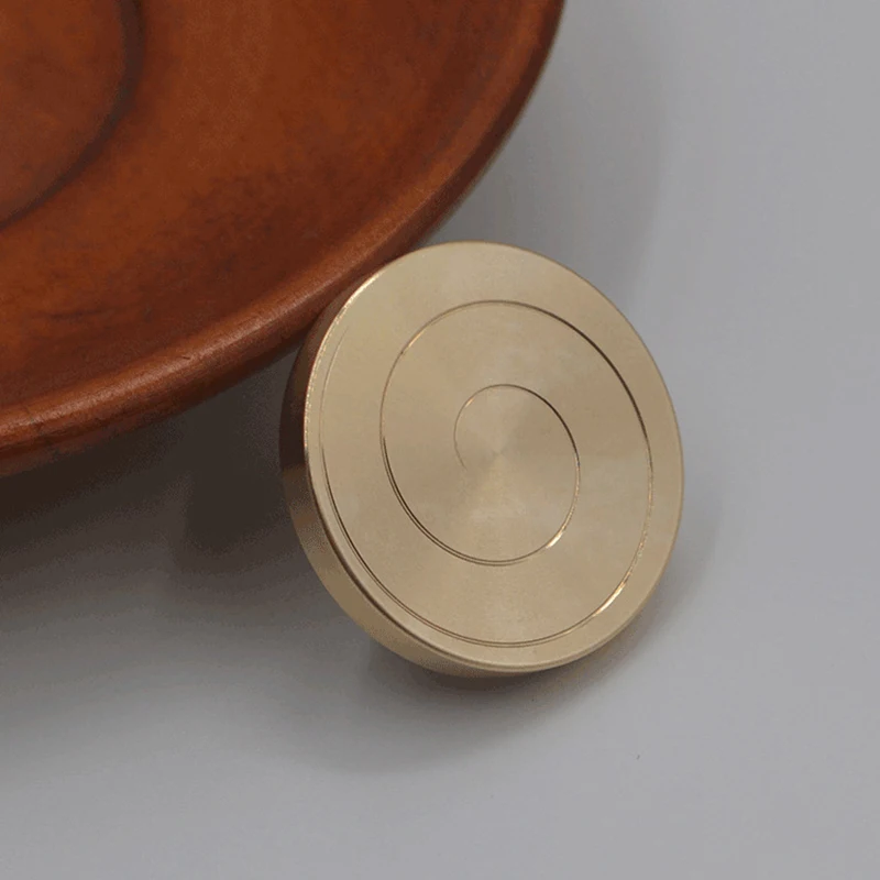Brass Карманный Спиннер кинетическая настольная игрушка снимает стресс Спиннер игрушки для взрослых подарок Спиннер из латуни, нержавеющая сталь - Цвет: Brass