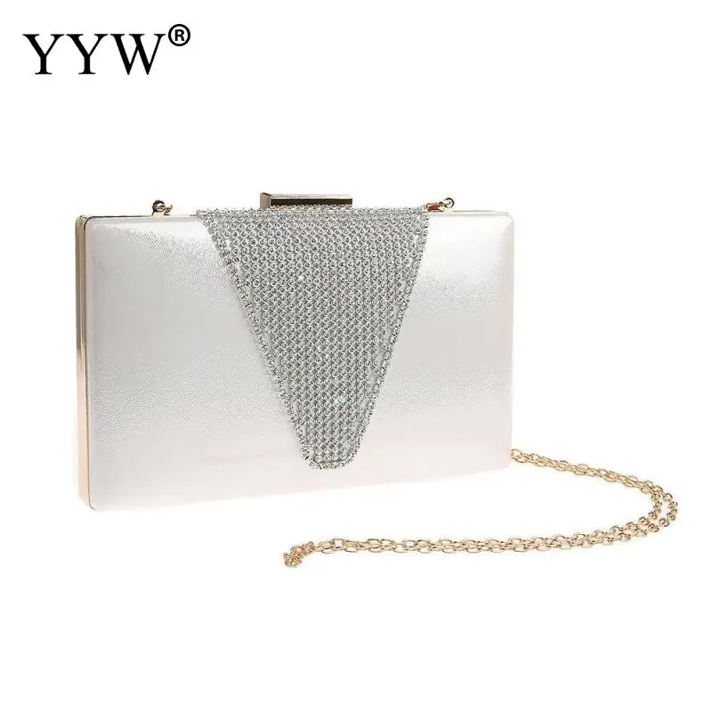Розовое платье со стразами кошелек для женщин Свадебная вечеринка Pochette Femme золотые вечерние сумки расшитая кристаллами Сумочка-клатч сумочка Сумочка цепочка