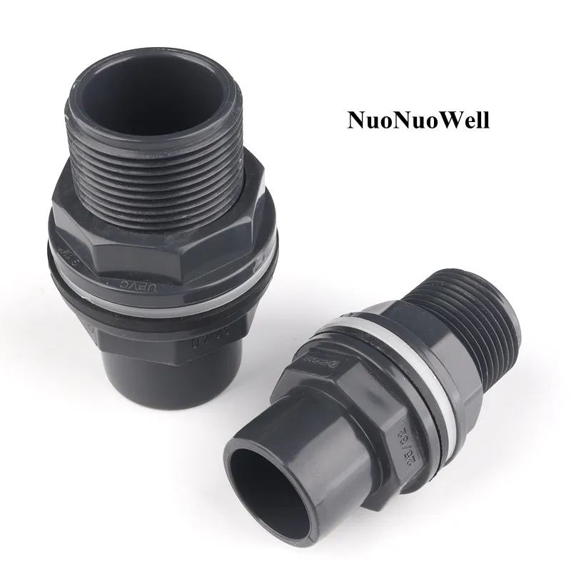 

1pc Hi-Quality 20~63mm PVC Aquarium Fish Tank Pipe Connectors Water Tank Intake Overflow Joints Aquatic Pet Pool UPVC DIY Tools