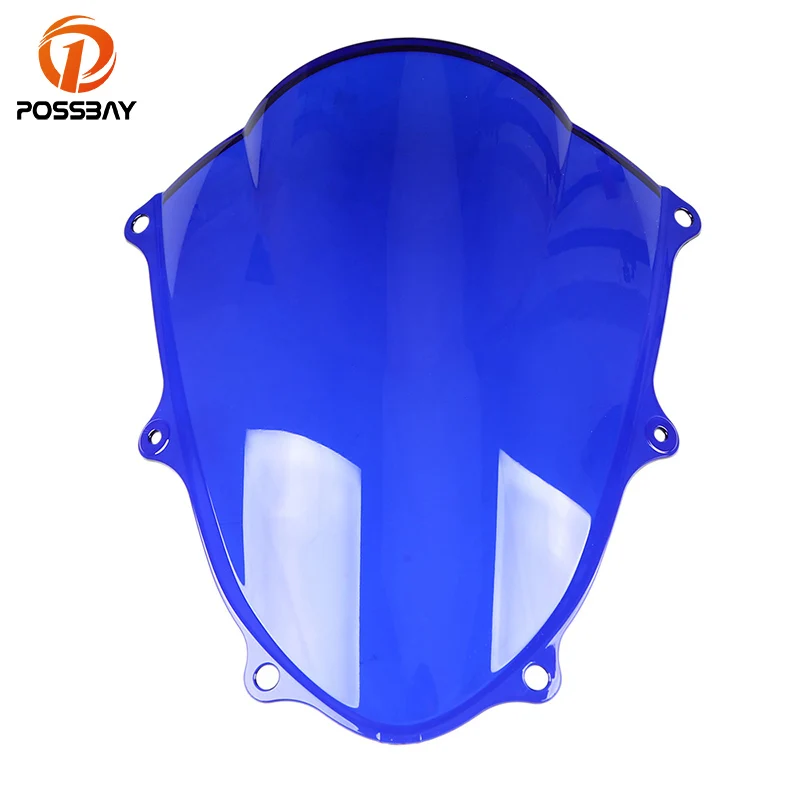 Экран на лобовое стекло мотоцикла POSSBAY 4 цвета для Suzuki K17 2017 2018 Cafe Racer Scooter