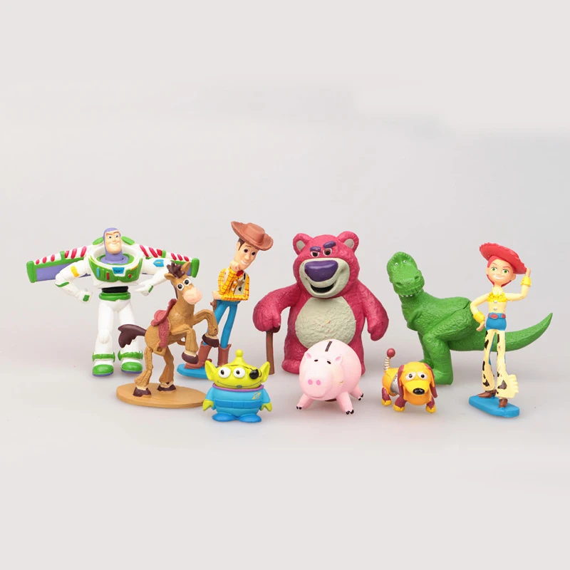 Лидер продаж История игрушек 4 фигурки игрушка Вуди Базз Лайтер Джесси Рекс лотсо