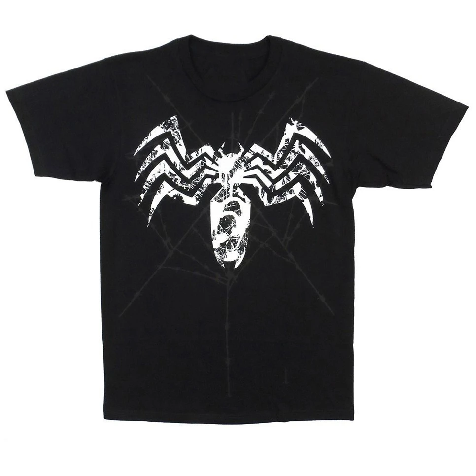 Venom нарисованный логотип Человек-паук Marvel Comics лицензионный для взрослых Футболка