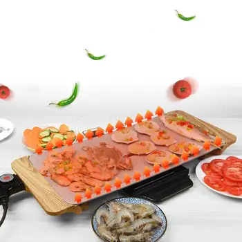 

Ceramic electric grill home electric baking pan Teppanyaki non-stick grill smokeless barbecue machine indoor barbecue skewer