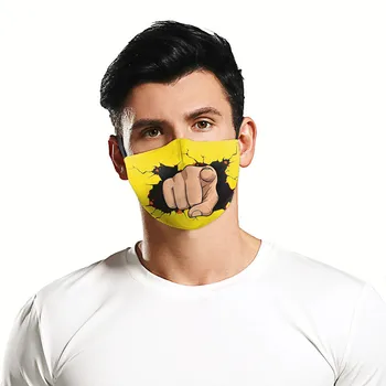 

Halloween Print Face Mask Adult Face Cover Mouth Muffle Reusable Facemask Mascarillas Lavables Dustproof Protective Mouth Mask