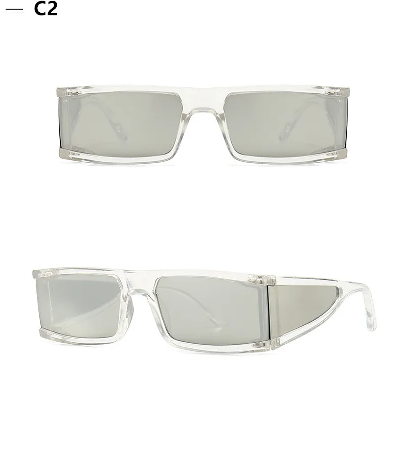 HBK Маленькие Мужские квадратные солнцезащитные очки люксовый бренд 90S женские солнцезащитные очки винтажные дизайнерские UV400 очки ретро черные коричневые линзы