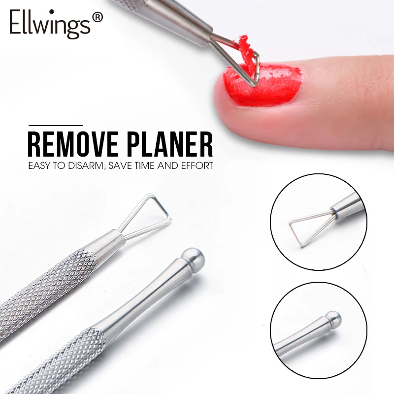 Ellwings удаление кутикулы толкатель треугольник стержень палка дизайн ногтей УФ