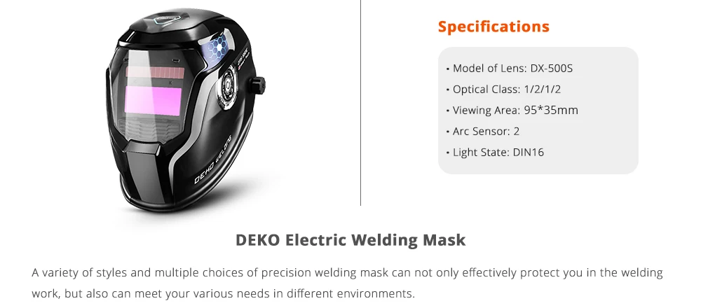 DEKO Skull Solar Auto Darkening Adjustable Range 4/9-13 MIG MMA Electric Welding Mask Helmet Welding Lens for Welding Machine welding torch types