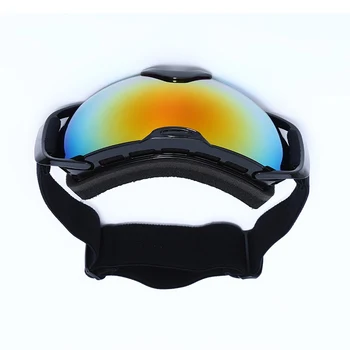 

Best! Men Women Skiing Eyewear Snow Goggles Double-layer Anti-fog Ski Glasses Spherical Lens Snowmobile Eyewear Sport Glasses