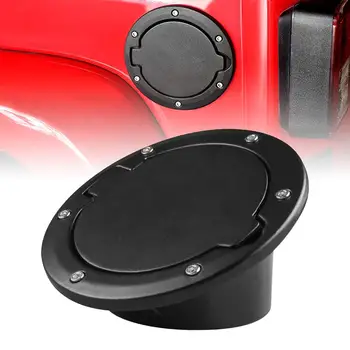 

Auto Car Aluminum Alloy ABS Gas Fuel Tank Cap Cover for Jeep Wrangler JK 07-18 Durable Heat Resistant Easy to Install