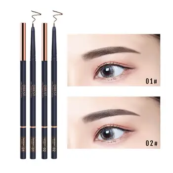 

QIBEST 4 Color Natural Eyebrow Pen Long Lasting Not Blooming Eyebrow Pencil Waterproof Sweatproof No Fading Brow Makeup TSLM1