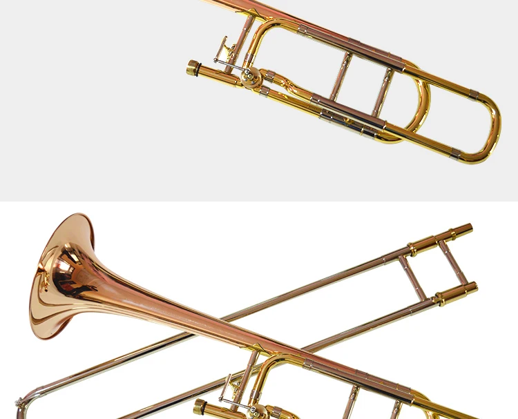 Новое поступление Профессиональный 42BO Bb тромбон Фосфор бронза медь B плоский тромбон высокое качество музыкальные инструменты