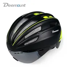 Deemount велосипедный шлем для верховой езды на открытом воздухе, интегрированный, формованный, с защитой от насекомых, взрослый горный велосипед, оборудование