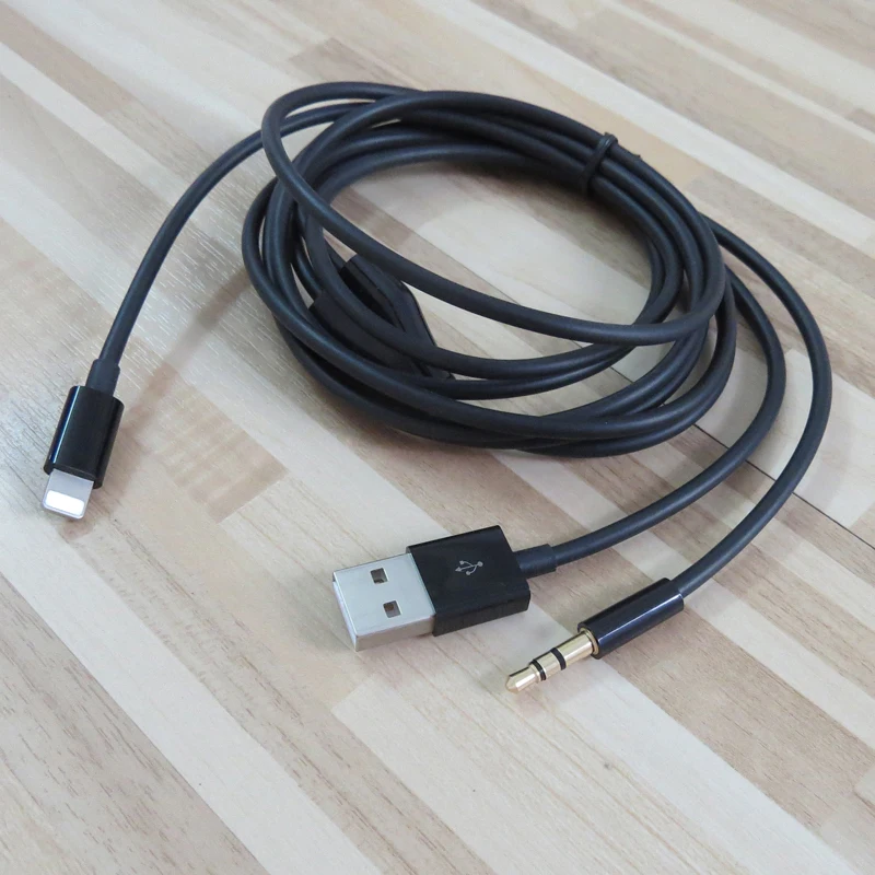 2 м 6 футов 8 контактов до 3 5 мм аудио и USB-кабель для зарядки XS XR X 7 plus | Электроника
