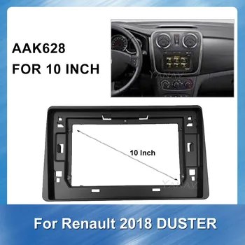

10 INCH 2 Din Car Radio Mount Installation Frame Kit Trim Panel for-Renault DUSTER 2018 Car stereo receiver fascia frame
