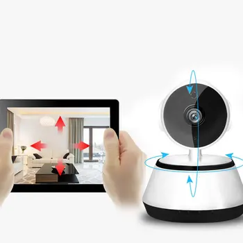 

Wireless Wifi IP Camera HD Home Indoor Security Monitor Camera Voice Control Infrared Wireless Camera Night Vision IP Camera